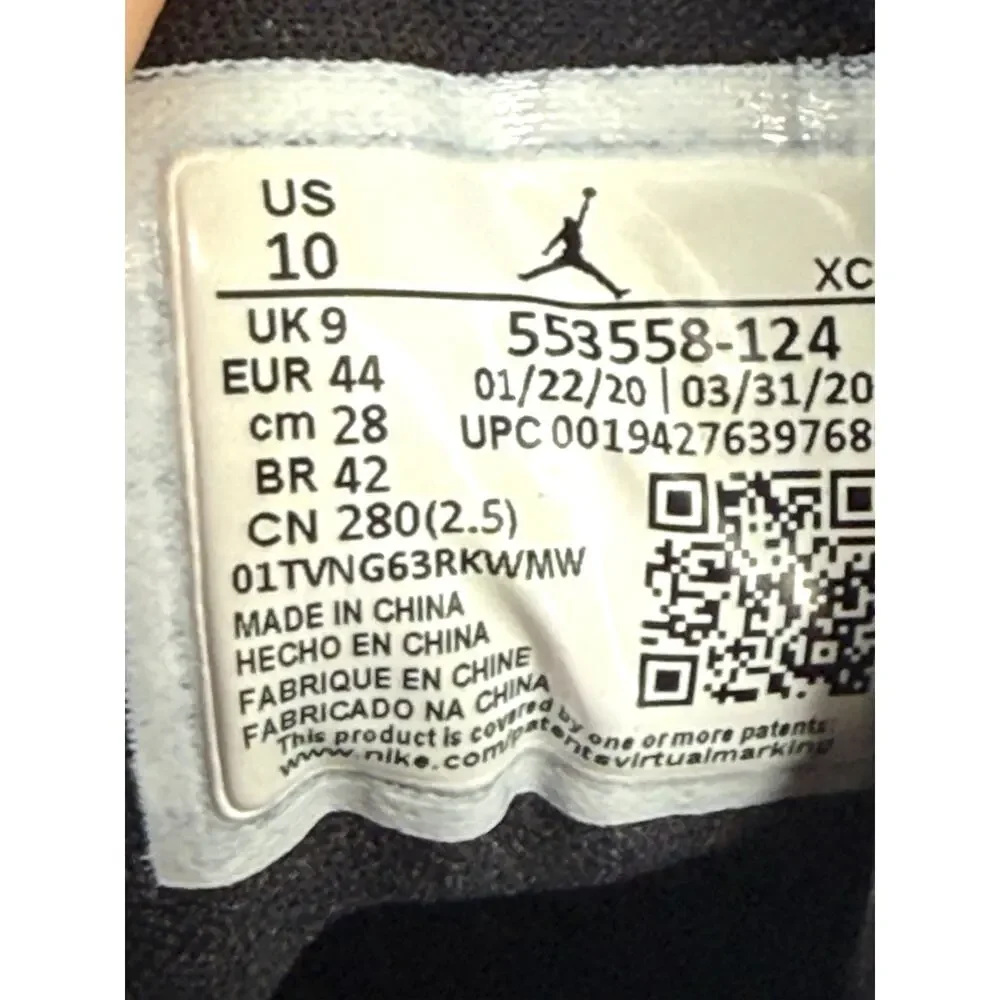 Nike Air Jordan 1 Mid Wolf Grey Midnight Navy DQ8426-104 Men’s Size 11